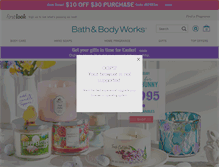 Tablet Screenshot of bathandbodyworks.com